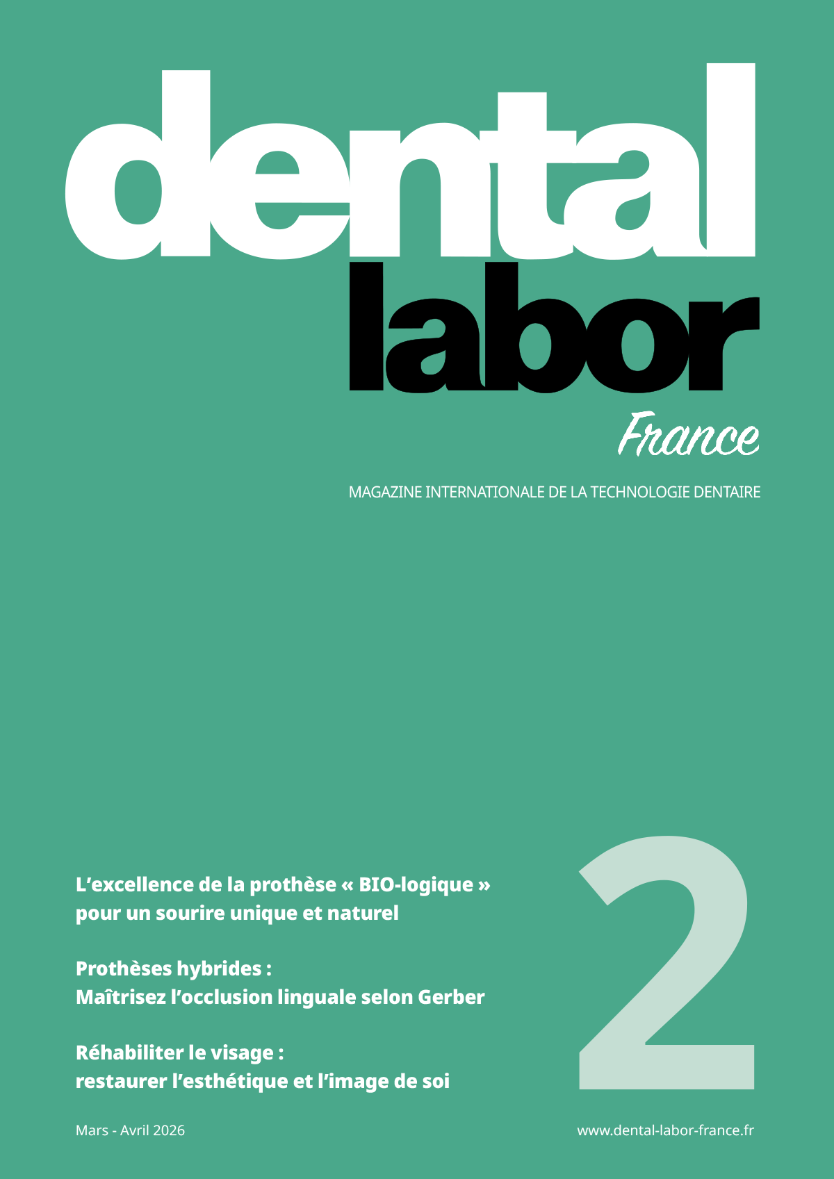 magazine spécialisé laboratoire dentaire